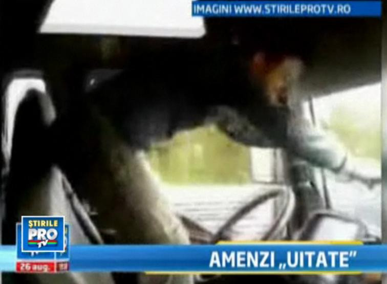 VIDEO. "Tarzan" n-ar mai scapa nepedepsit. Imaginile amator, probe video in noul Cod Rutier