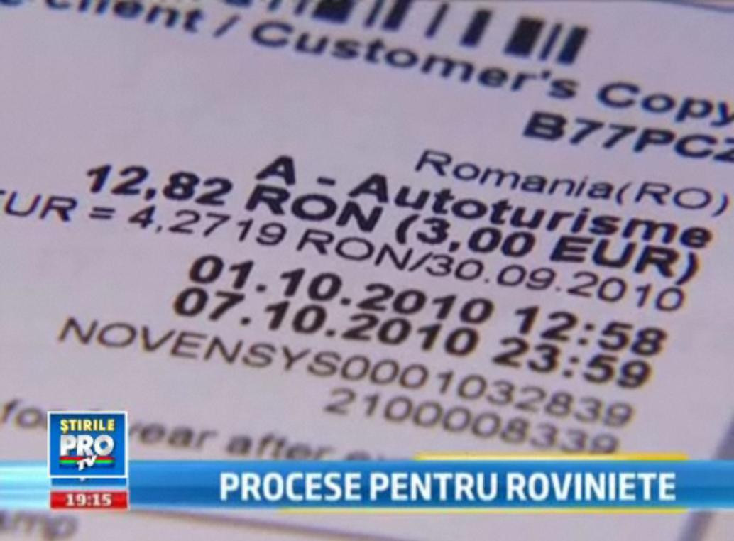 Roviniete cu scandal. 15.000 de soferi amendati dau statul in judecata si cer banii inapoi
