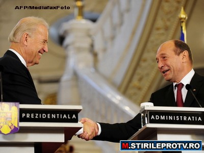 De ce l-a sunat joi vicepresedintele SUA Joe Biden pe Traian Basescu