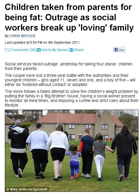 Caz incredibil in Anglia. Ce patesc acesti parinti pentru ca si-au lasat copiii sa devina obezi