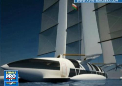 Iahtul care se transforma in avion.Cati km la ora prinde aceasta "jucarie", desprinsa din filmele SF