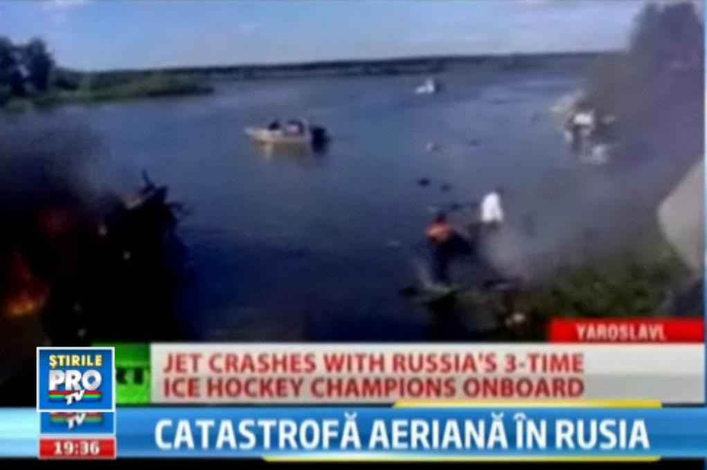 3 campioni mondiali cehi si unul olimpic, un suedez,au murit in teribilul accident aviatic din Rusia