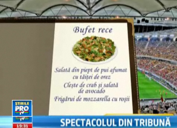 Romania-Franta a fost un regal in afara gazonului. Cum au fost rasfatate VIP-urile pentru 700 de lei