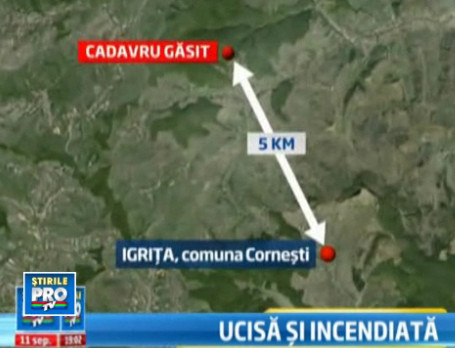 Caz demn de dosarele X la Cluj: femeie incendiata si taiata in bucati. Criminalul, de negasit