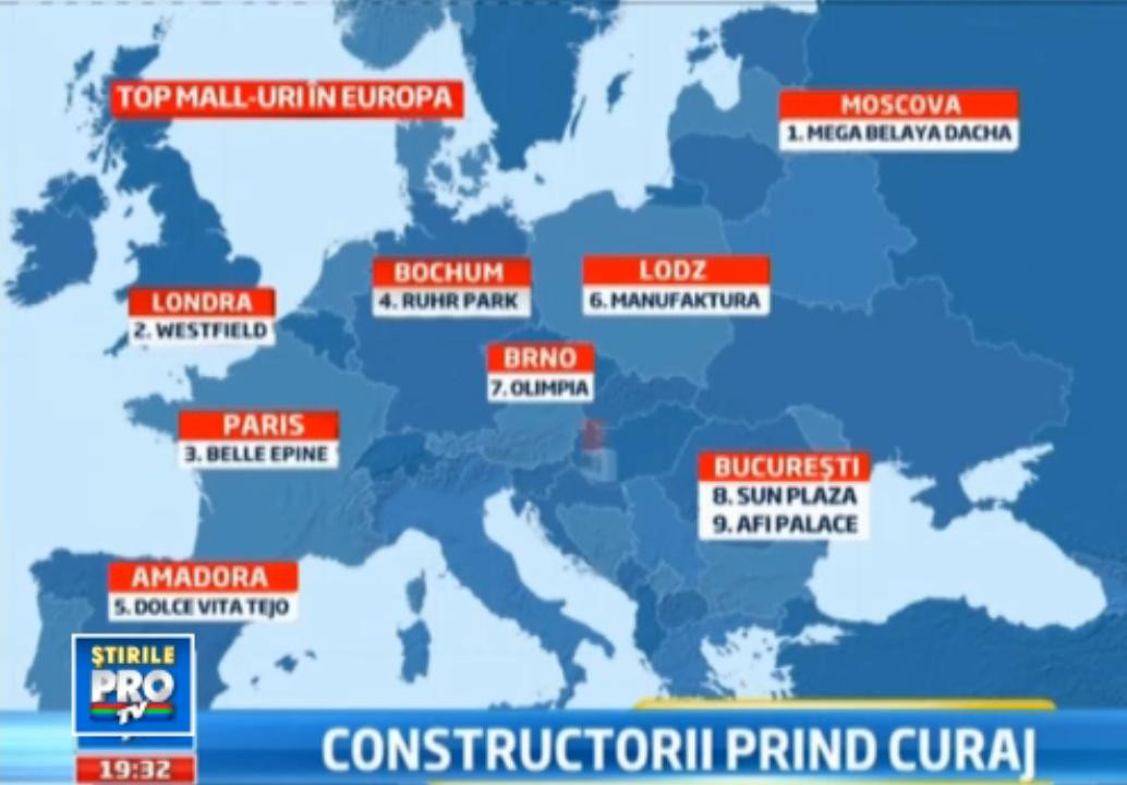 VIDEO. Ne batem cu marile puteri europene ... la mall-uri. 7 proiecte noi vor costa 680 mil de euro