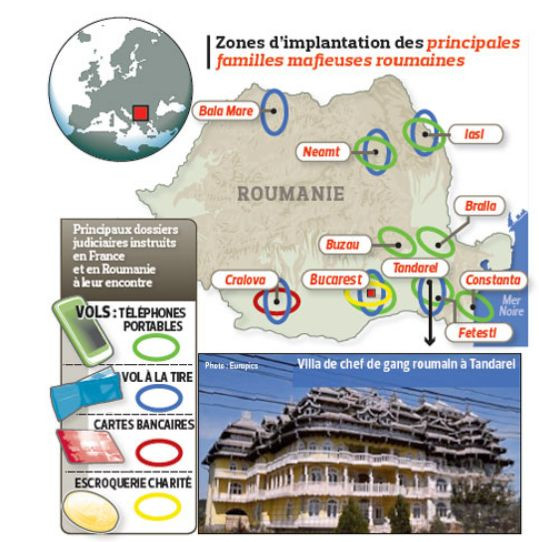 Harta realizata de Le Figaro