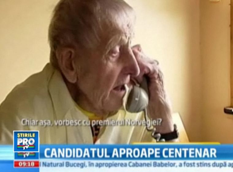 La 98 de ani, un veteran de razboi din Norvegia a dat lovitura in alegeri