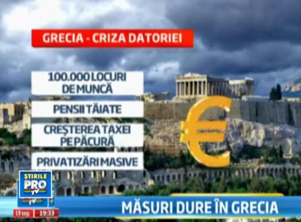 In fata unor masuri dure, Grecia refuza sa fie "tapul ispasitor al crizei din zona euro"