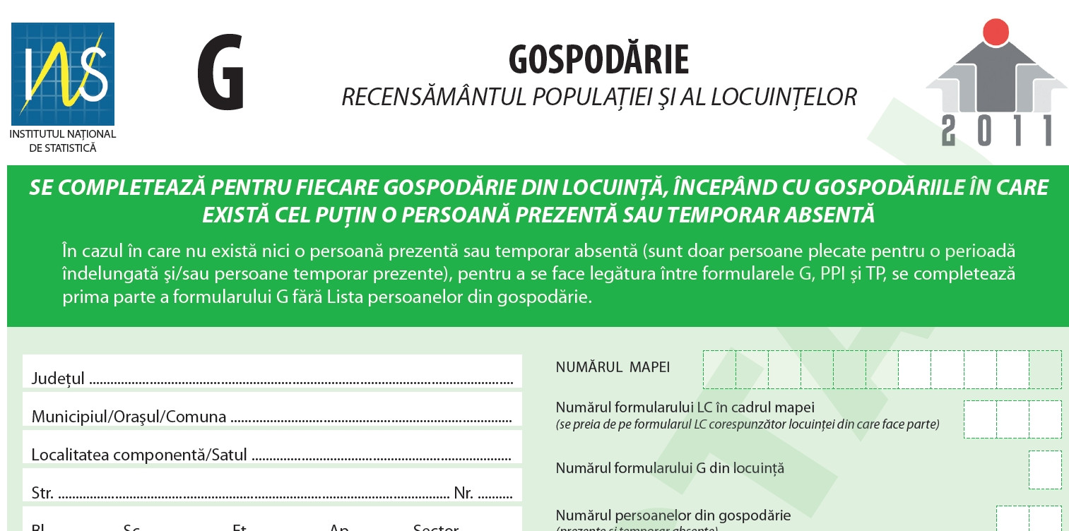 5.000 de lei amenda daca refuzi sa participi la Recensamant. DESCARCA chestionarele oficiale