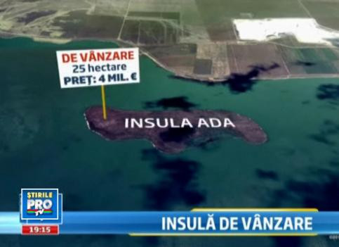 VIDEO. Cum arata Ada, prima insula scoasa la vanzare in Romania. Costa 4 milioane de euro