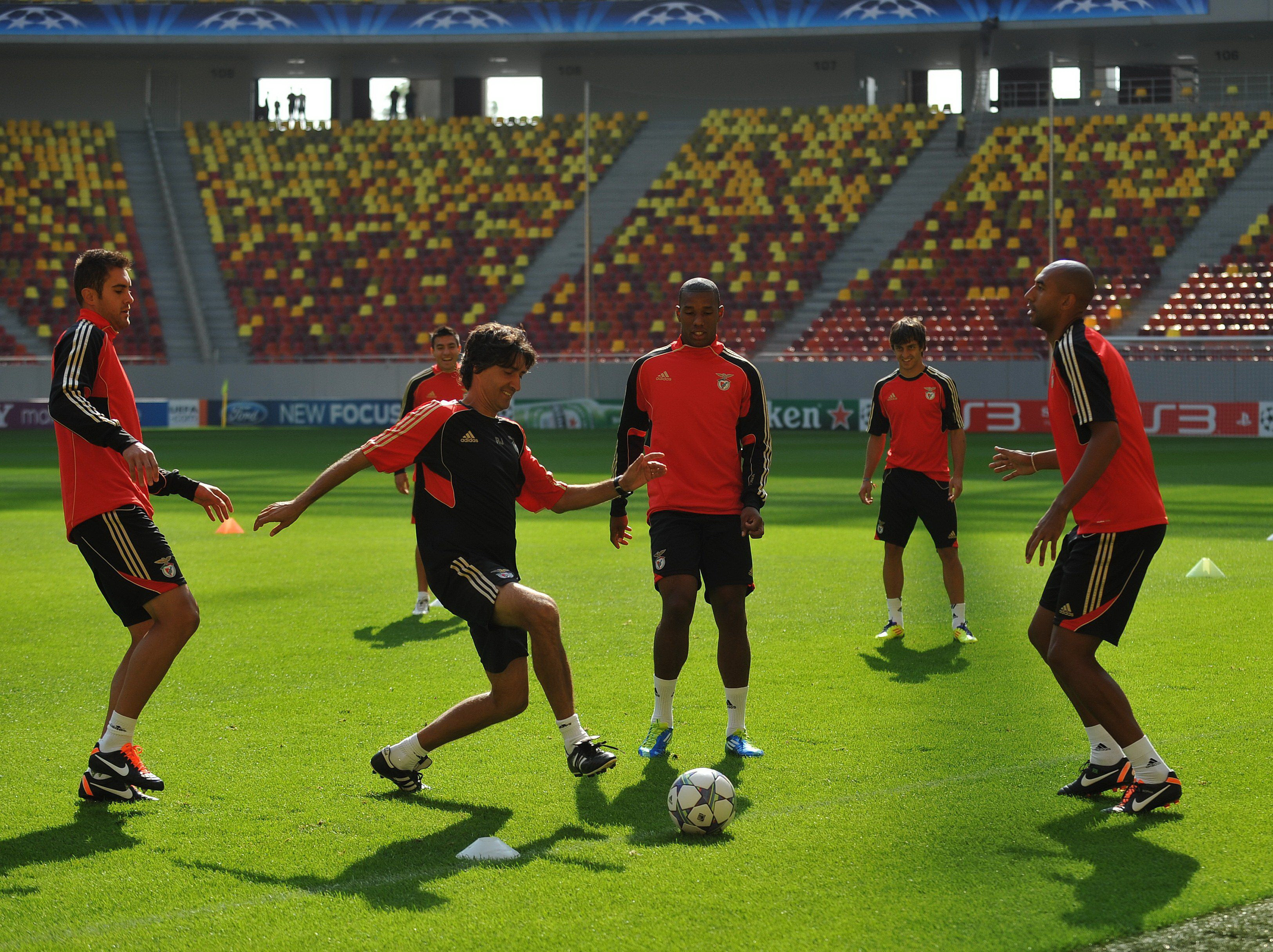 Rusinea National Arena de la meciul cu Franta, spalata azi in Champions League. Cum arata gazonul