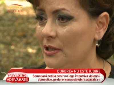 Maria Ghinea: "A vrut sa imi scoata ochii cu o surubelnita!"