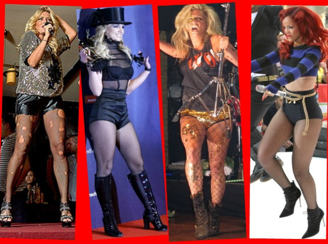 Si vedetele au celulita, dar stiu cum sa si-o mascheze! Vezi ce trucuri au Britney, Rihanna si Delia