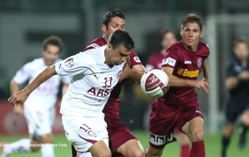 Rapid si Concordia Chiajna vor juca un meci pentru mentinerea in prima liga, pe 13 iulie