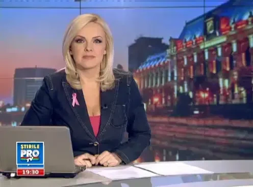 Fundatia Renasterea imbraca Palatul de Justitie in roz. Lupta impotriva cancerului de san continua