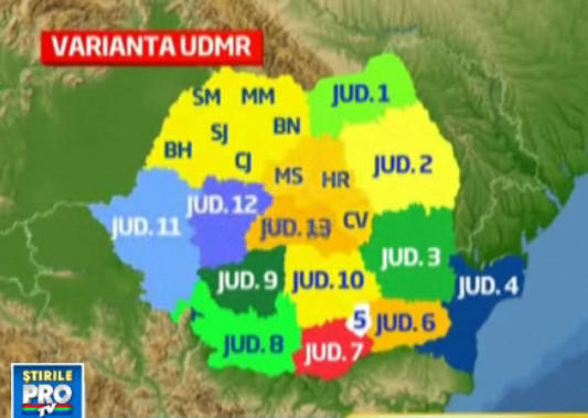 Negocieri pentru noua harta. Cum ar trebui sa fie impartita Romania in viziunea partidelor politice
