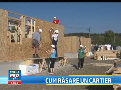 Si totusi se poate: Zece case vor fi construite in numai cinci zile. Afla unde si pentru cine
