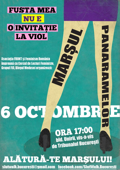 200 de femei la "Marsul Panaramelor": Ne-am saturat sa fim considerate "pisi","piti" si "pitipoance"