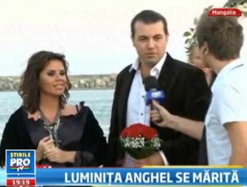 De ziua ei Luminita Anghel si-a facut cadou certificatul de casatorie