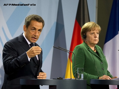 Financial Times: Acordul dintre Merkel si Sarkozy: Germania - Franta 1-0
