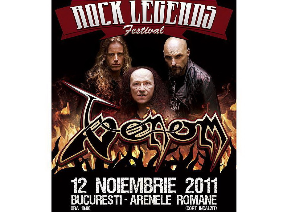Sodom si Venom vin la Bucuresti, in perioada 5-12 noiembrie 2011, la Rock Legends