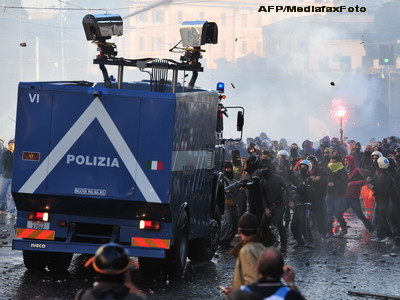 Un roman de 21 de ani se afla printre protestatarii arestati dupa violentele de sambata, de la Roma