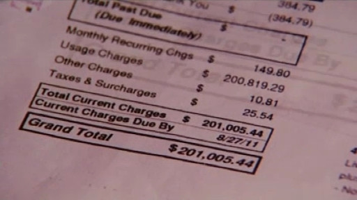 Factura uriasa de telefon era sa ii provoace un infarct. Si nu e vorba de nicio greseala