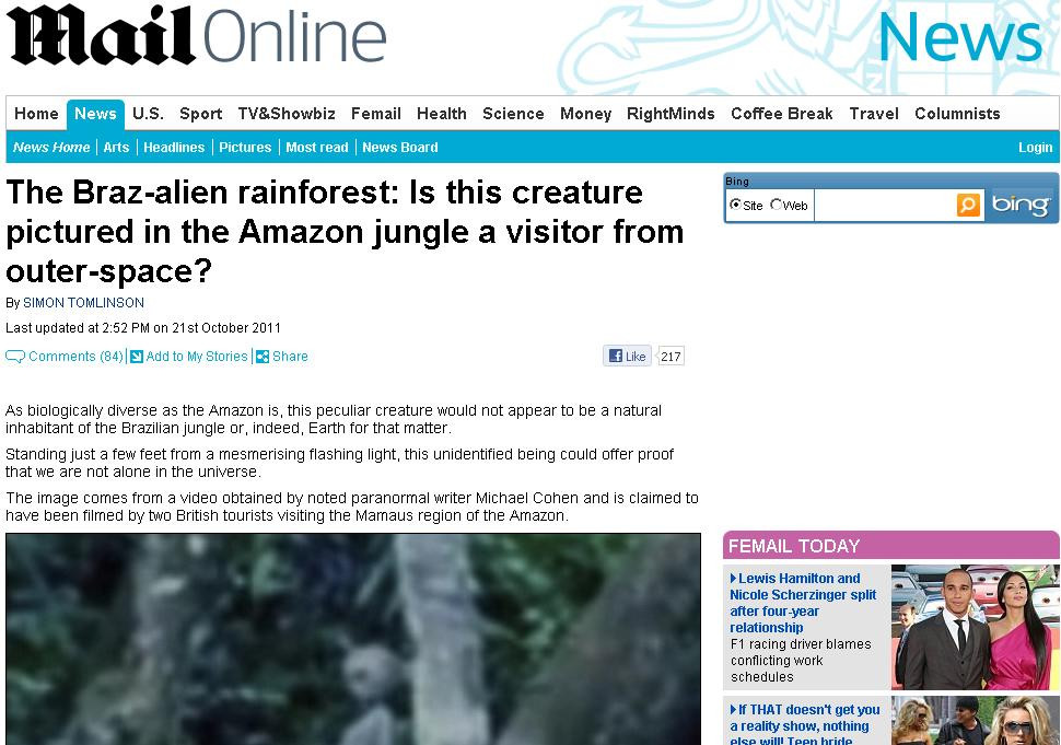 Aparitie inexplicabila in cea mai bine pazita jungla din lume. Armata e mereu in alerta. FOTO