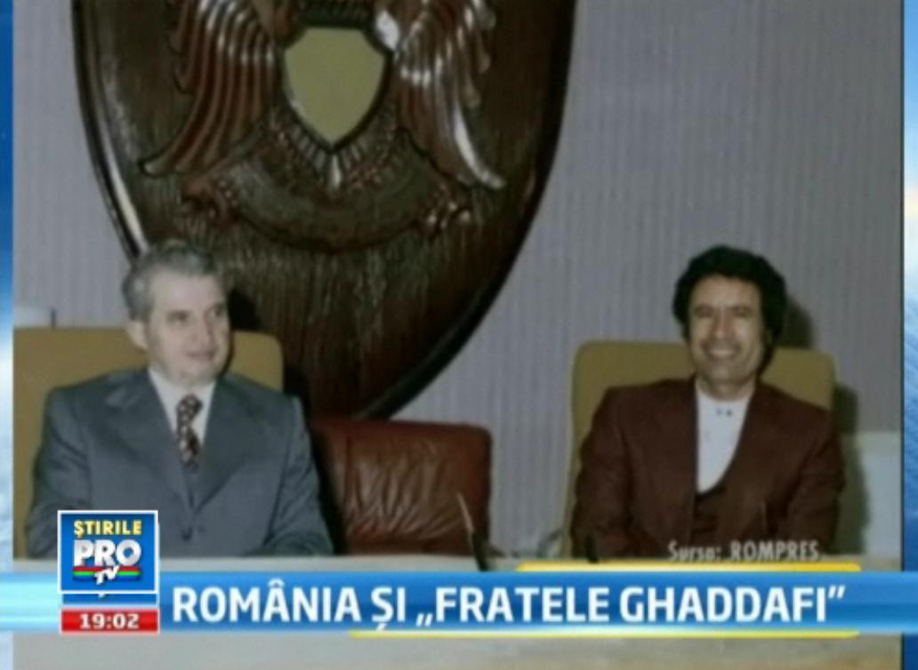 Ghaddafi a cautat tineretea fara batranete in Romania. Era tratat ca un sultan cand venea in vizita
