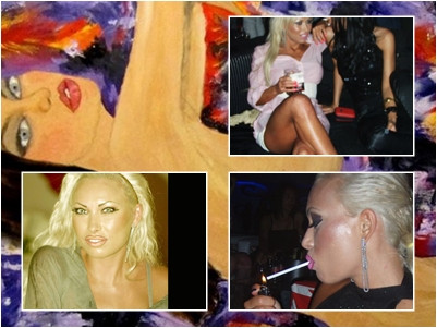 Iata ce a expus artista blonda care picteaza numai brunete. Pe ministrul Igas l-a lasat "mut"