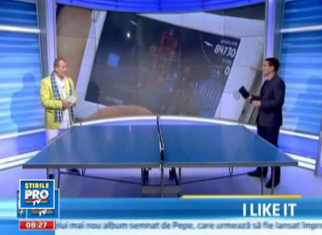 George Buhnici si Busu au jucat ping-pong cu o tableta romaneasca si una chinezeasca. VIDEO
