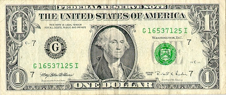 Cum fac americanii rost de 5,6 mld. dolari: renunta la bancnotele de 1 dolar