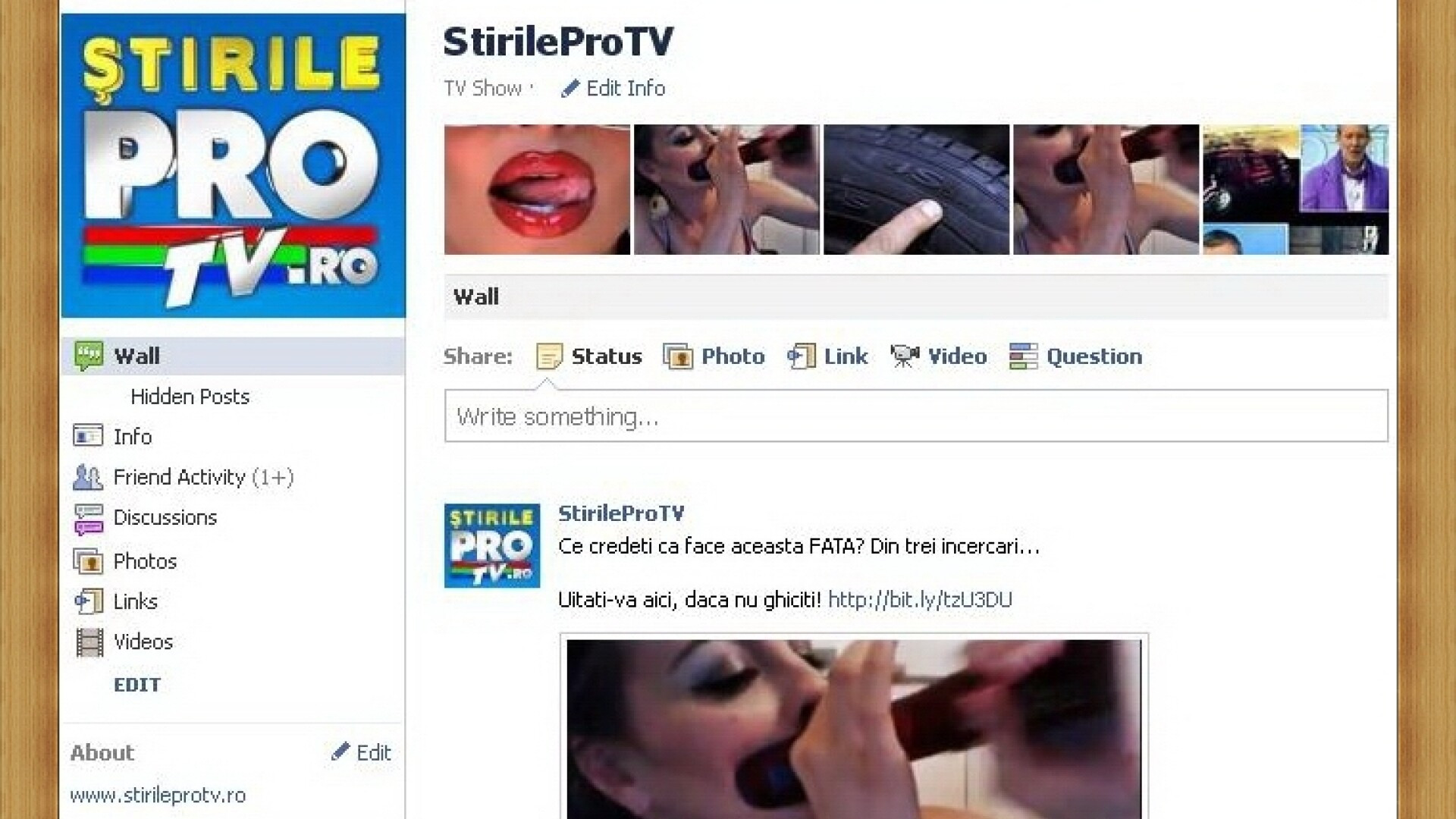 www.stirileprotv.ro Facebook