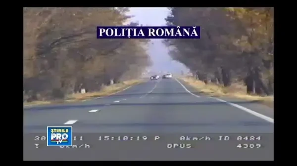Vezi cum a trecut un motociclist aradean cu 251 km/ora prin fata radarului politiei
