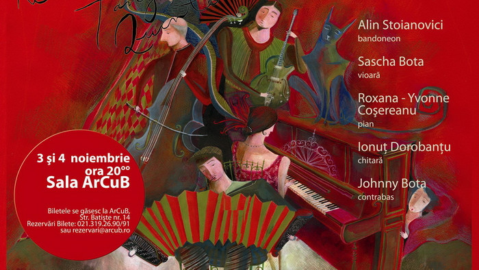 NUEVO TANGO QUINTET in concert la Bucuresti - 3 si 4 noiembrie 2011