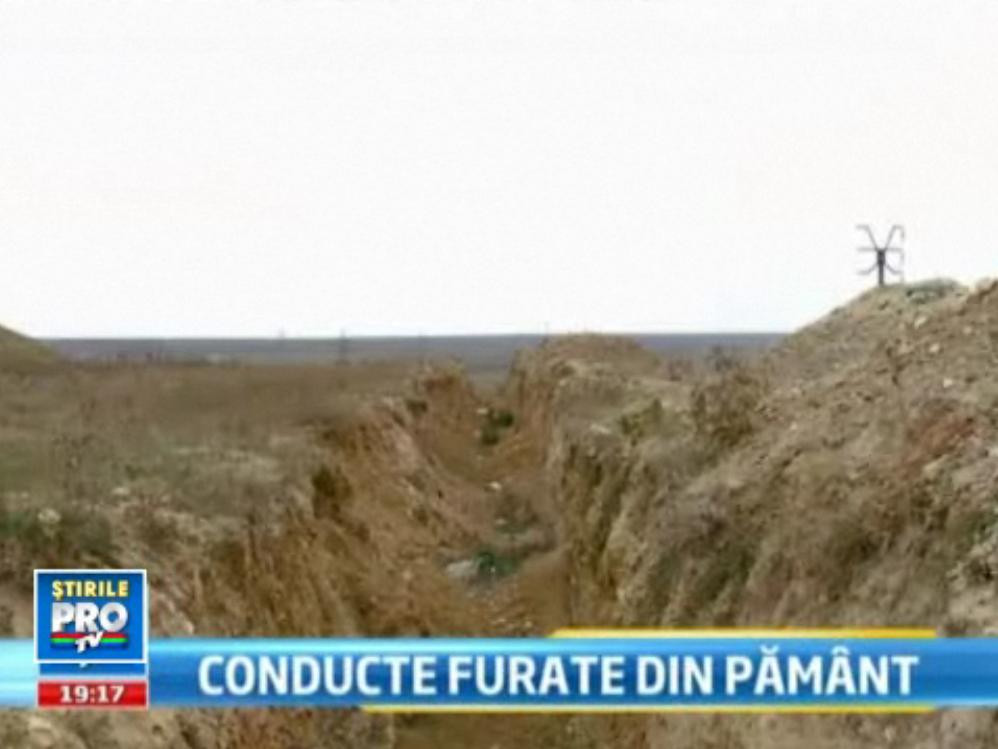 Cum s-a "evaporat" un sistem de irigatii din Constanta. Hotii au furat kilometri intregi de conducte