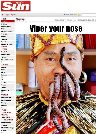 O imagine greu de privit. Un chinez socheaza o lume intreaga