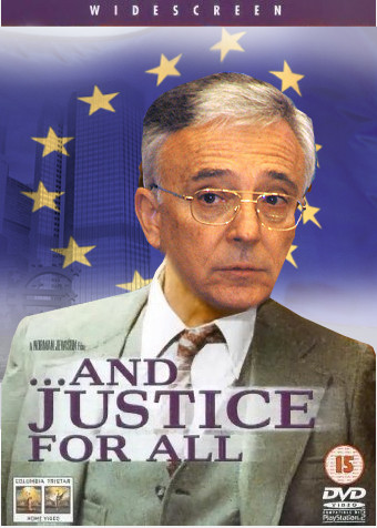 Financial Times prezinta afisul anului. Isarescu, in rolul lui Al Pacino din "And Justice for All"