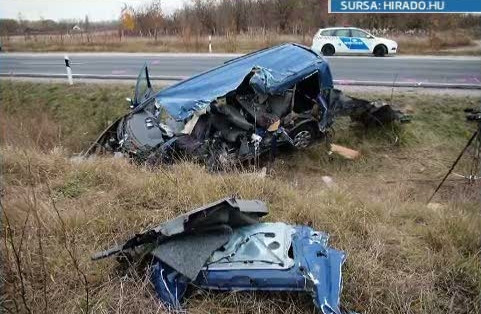 Coincidenta macabra in cazul accidentului din Ungaria, in care au murit trei romani