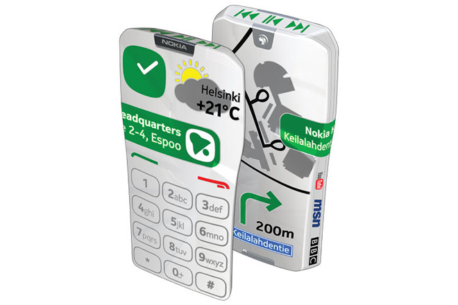 Cel mai revolutionar telefon pe care l-ai vazut! Aparatul este invelit TOTAL intr-un ecran touch