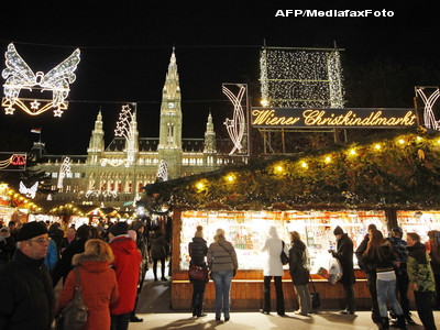 VIDEO. Cel mai cunoscut targ de Craciun din Europa si-a deschis portile, la Viena