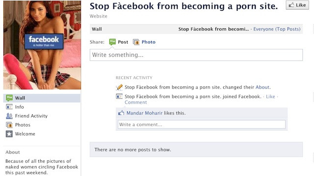 "Imi amintesc de vremurile cand Facebook nu era un site porno". Reteaua inundata de indecenta