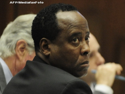 Conrad Murray, medicul cantaretului Michael Jackson, va fi eliberat pe 28 octombrie - presa