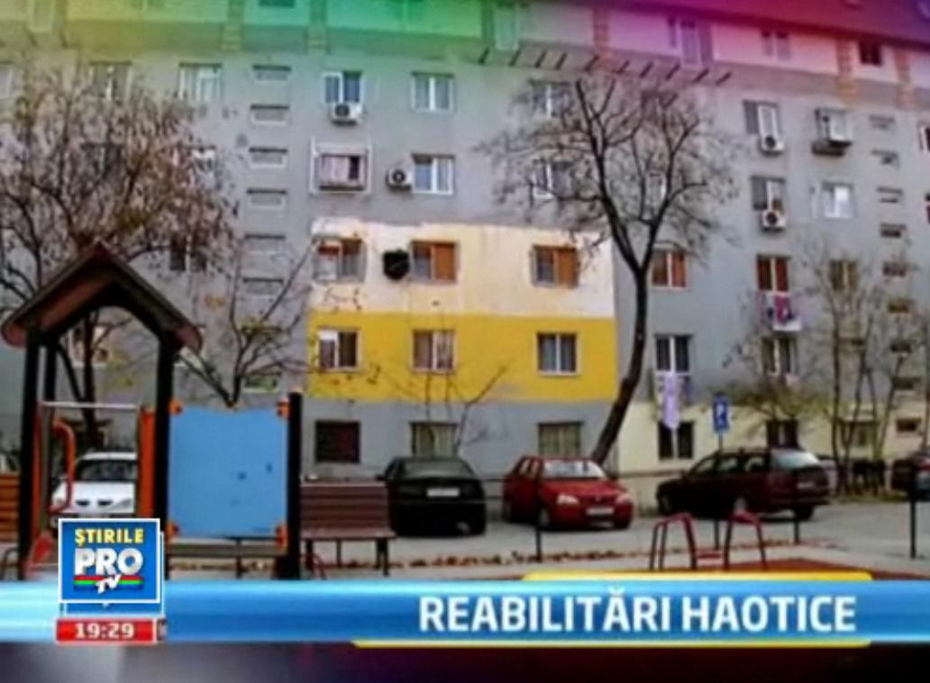 Reabilitarea termica a blocurilor pe cont propriu transforma Bucurestiul intr-un curcubeu de kitsch