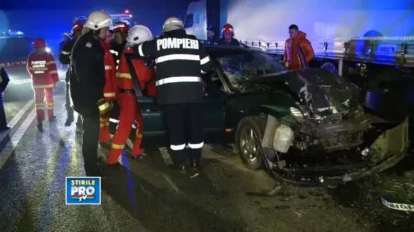 Doi barbati au fost raniti grav in urma unui accident pe Calea Lugojului din Timisoara