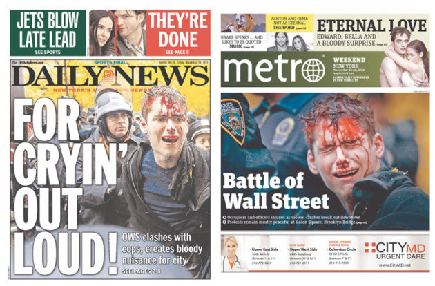 FOTO. Un tanar de origine romana este imaginea protestelor Occupy Wall Street