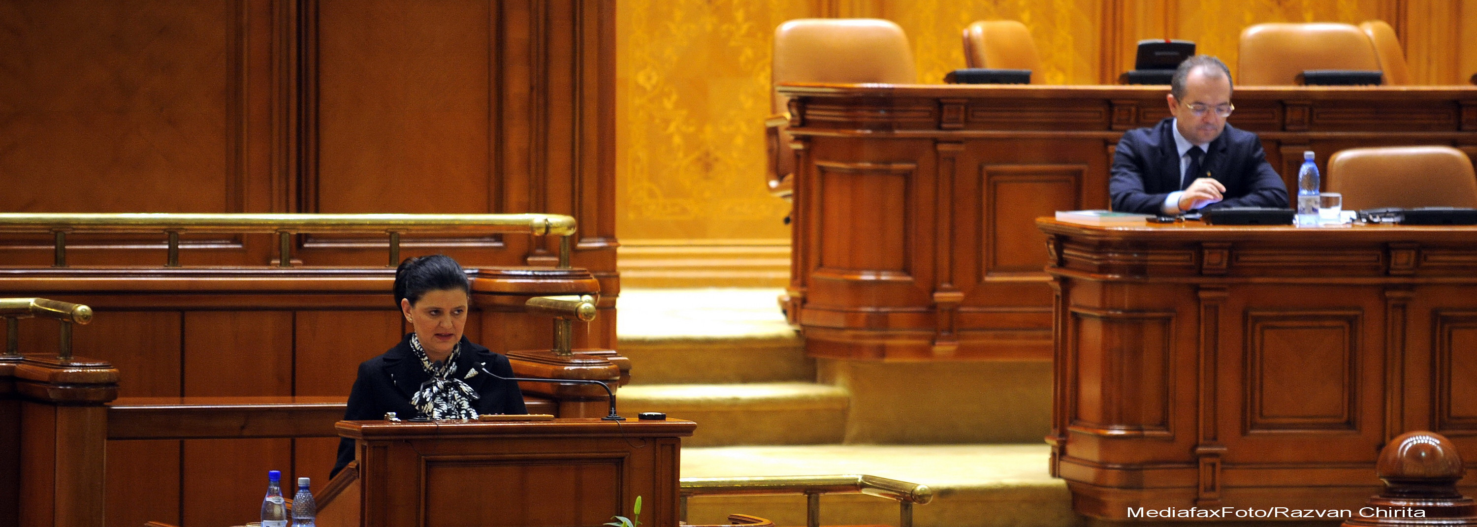 Camera Deputatilor a respins motiunea simpla "Panglicile doamnei ministru Boagiu"