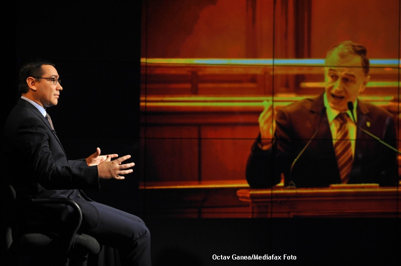 Victor Ponta si Mircea Geoana