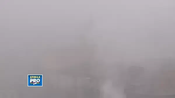 Vestul incetosat. Intreaga regiune a fost invaluita de o pacla alba