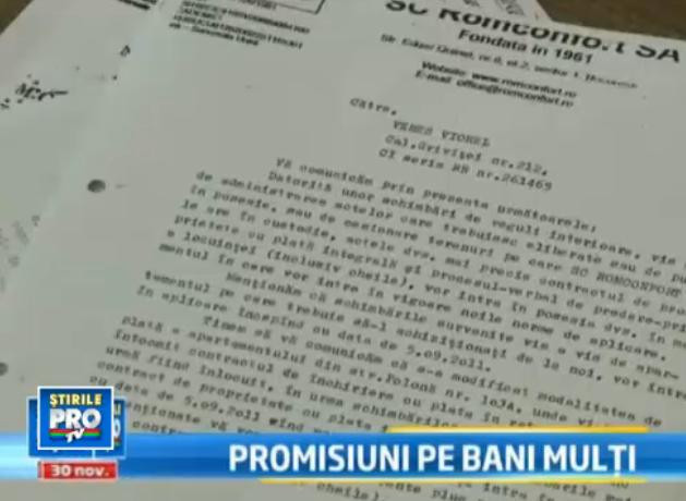 Vindeau vise frumoase in centrul Capitalei, pe bani multi. Cumparatorii ramaneau cu ochii in soare